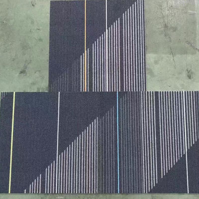 ロープパイル 豪華100%ナイロン オフィスカーペットタイル 50x50cm 方形 パイル重量 620±20g/sqm