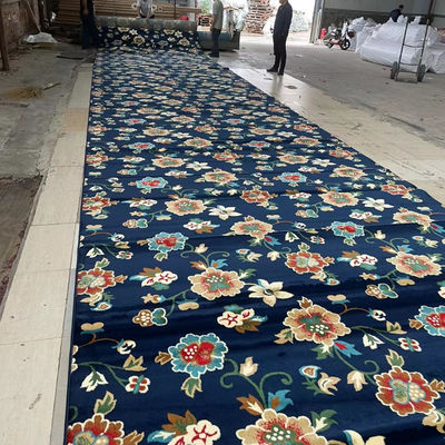 カスタムカーペット アックスミンスターカット スタイル モスク 礼拝カーペット 正方形 4*25 モスク用のロール