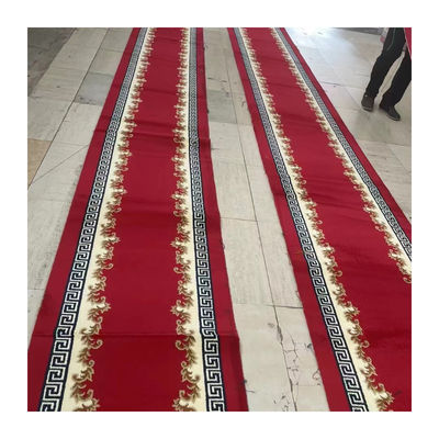 教会とモスク 壁から壁への祈りのカーペット カーペットの床面のための必須の柔らかいカーペット糸