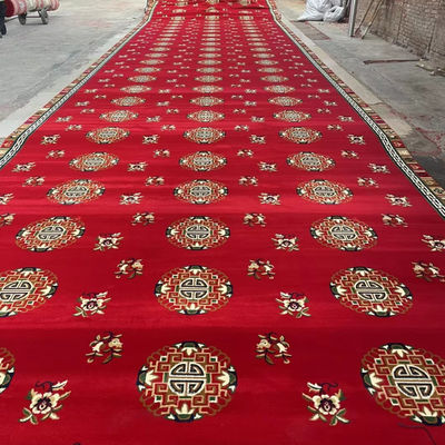 教会とモスク 壁から壁への祈りのカーペット カーペットの床面のための必須の柔らかいカーペット糸